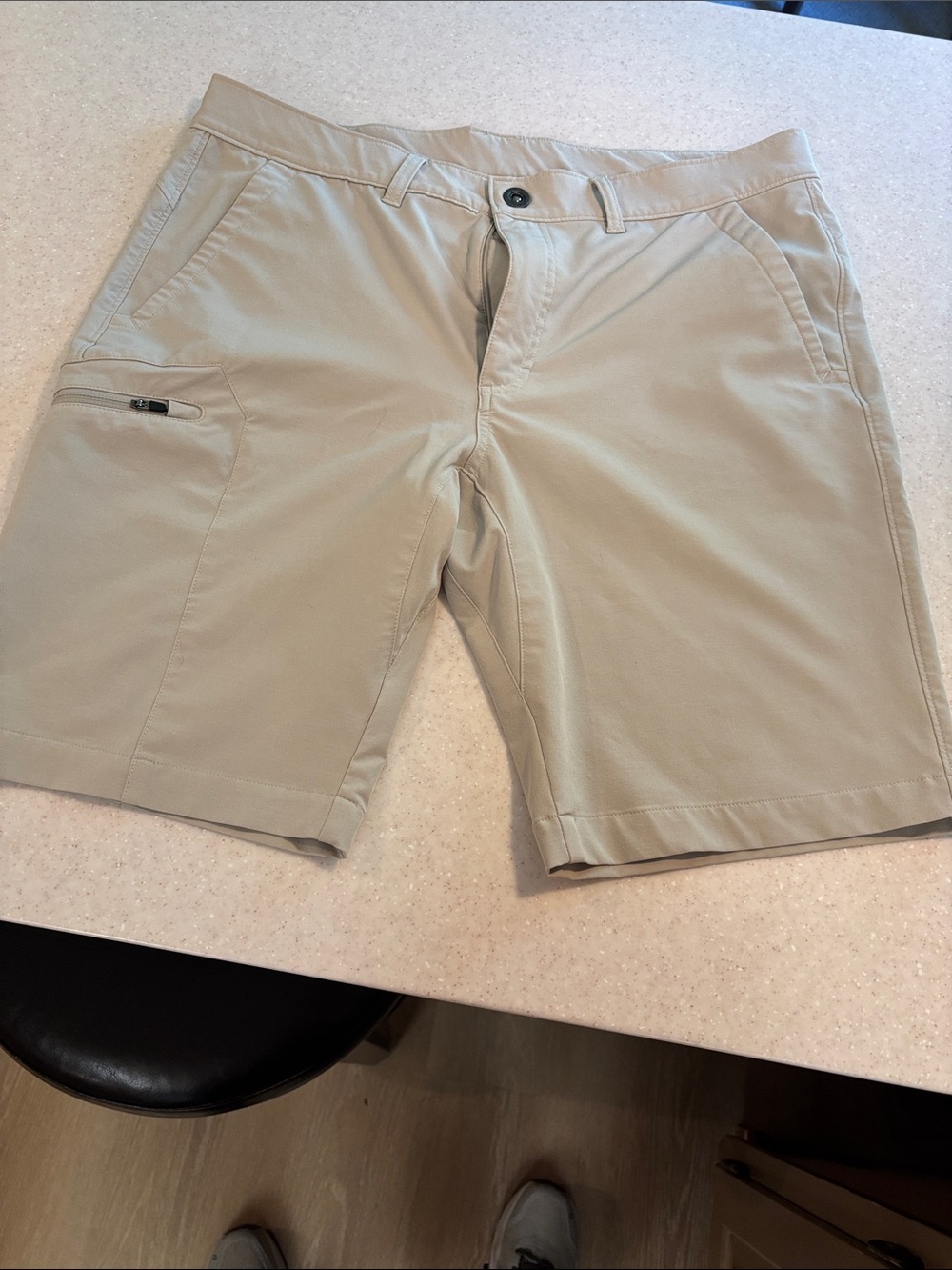 Hi-Tec Men's Performance Shorts in Light Beige